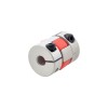 Acoplamiento de mandíbula flexible de 6mm - 10mm Acoplador de eje de motor de 20x25 mm