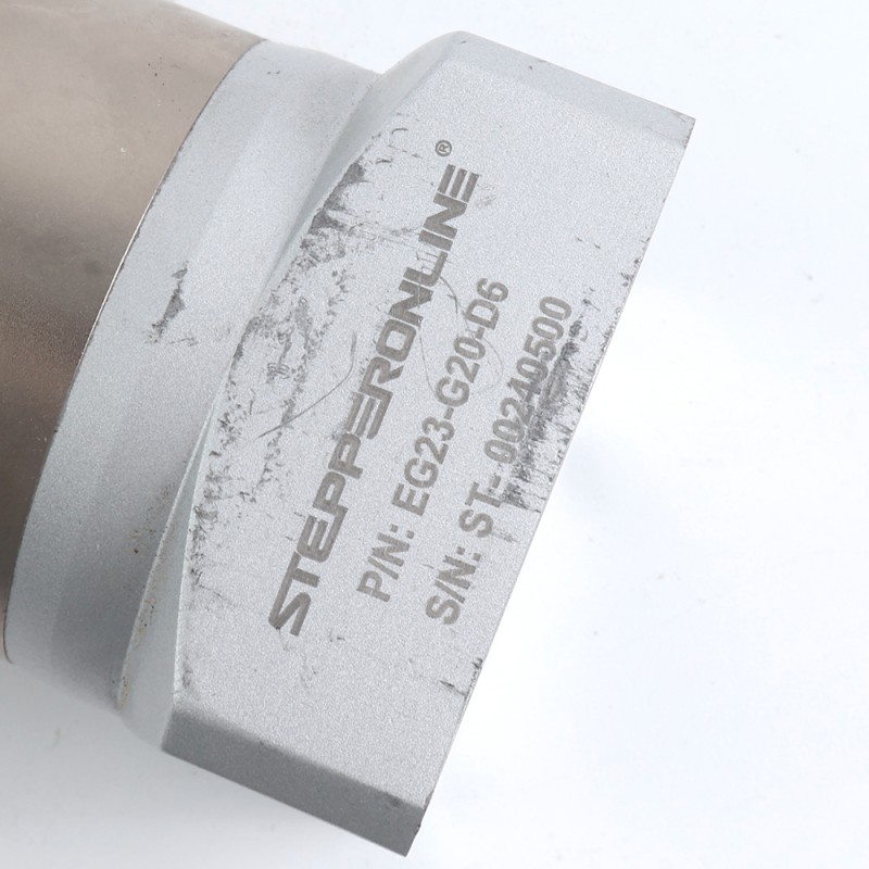 Reductor planetario Relación de transmisión 20:1 Retroceso 20arc-min para eje de 6,35mm Nema 23 Motor