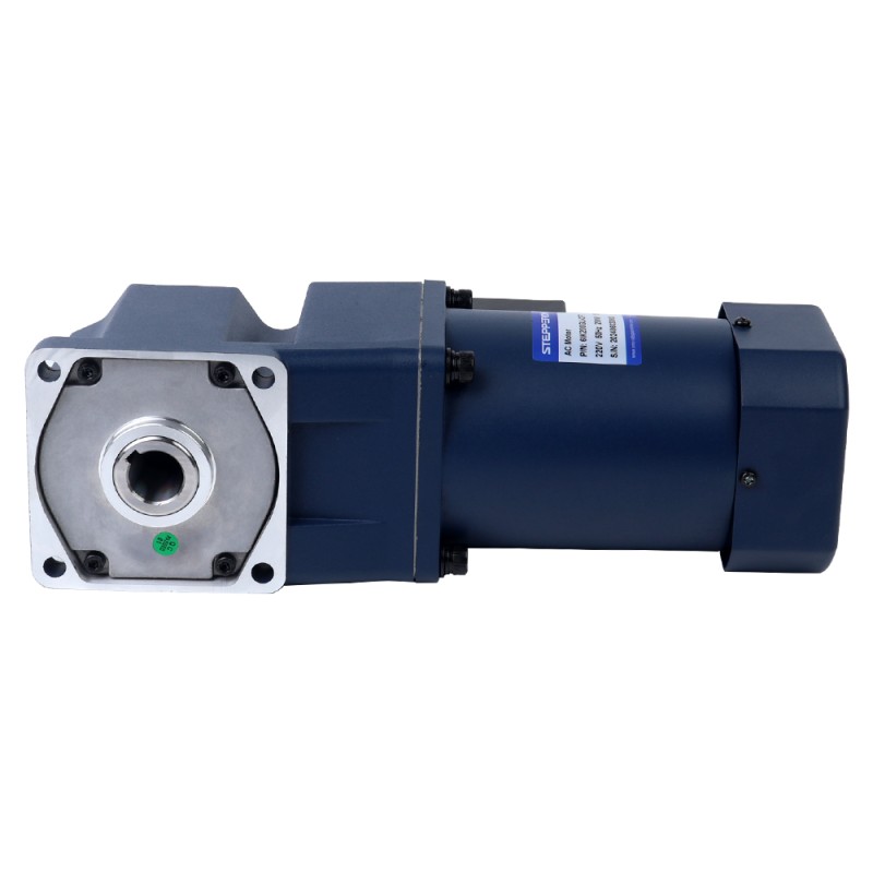 Tres fases 220VAC/380VAC 200W 50/60Hz Brida 104mm Relación de transmisión 100:1 Motor de inducción de CA con caja de cambios en ángulo recto