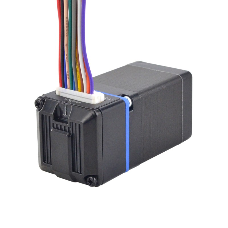 Serie ESS 7.4Ncm(10.48oz.in) Nema 11 Motor paso a paso integrado RS-485 24VDC 5000CPR