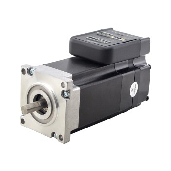 NEMA 23 Easy Servomotor integrado 130W  3000rpm 0.45Nm(63.73oz.in) 20-50VDC Servomotor - Eje corto