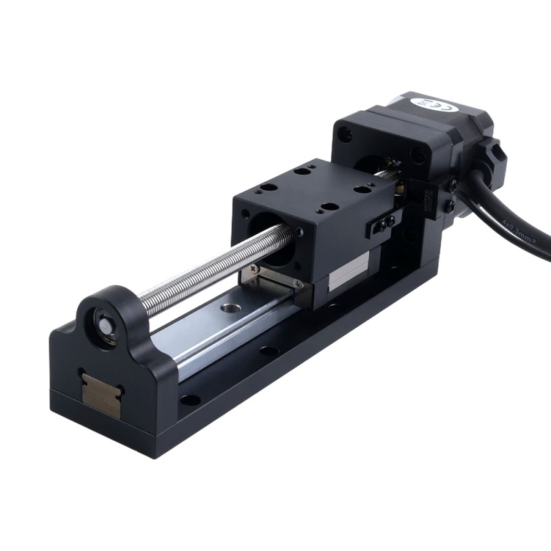 Actuador lineal de husillo de bolas con paso a paso Nema 17 1,5A Carrera 80mm 0,25Nm(35,40oz-in) Paso 1mm(0,03937) - LMD17S13BSB15-080 | StepperOnline