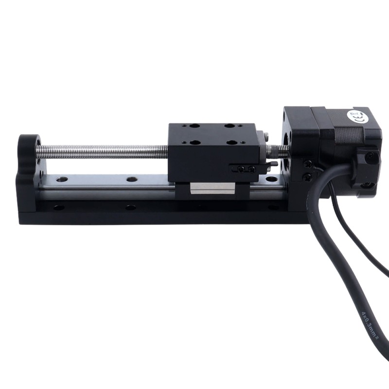 Actuador lineal de husillo de bolas con paso a paso Nema 17 1,5A Carrera 80mm 0,25Nm(35,40oz-in) Paso 1mm(0,03937) - LMD17S13BSB15-080 | StepperOnline