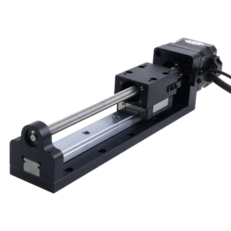 Actuador lineal de husillo de bolas con paso a paso Nema 17 1,5A Carrera 120mm 0,25Nm(35,40oz-in) Paso 1mm(0,03937) - LMD17S13BSB15-120 | StepperOnline