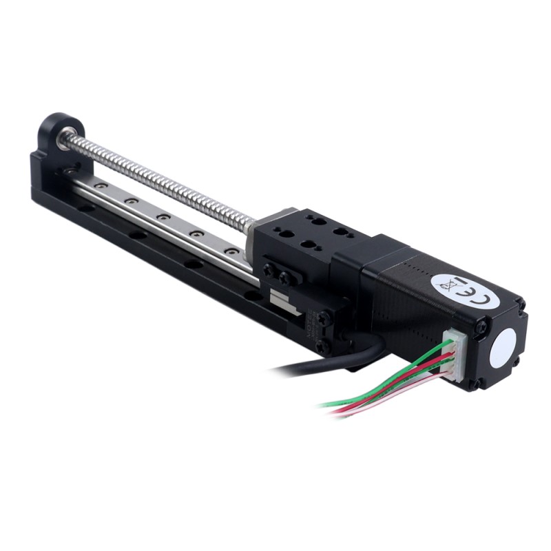 Actuador lineal de husillo de bolas con motorNema 8 0.5A Carrera 90mm 0.02Nm(2.83oz.in) Paso 2mm(0.07874) - LMD8S15BAA05-090 | StepperOnline