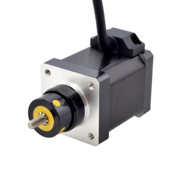 Motor lineal Acme cautivo NEMA 14, 1,5A, 47mm, tornillo de pila, plomo, 2,54mm(0,1"), recorrido de 12,7mm