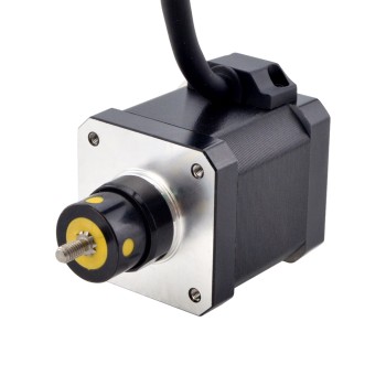 Motor lineal Acme cautivo NEMA 17 2.5A 48mm Cable de tornillo de pila 2.54mm(0.1") Recorrido 12.7mm