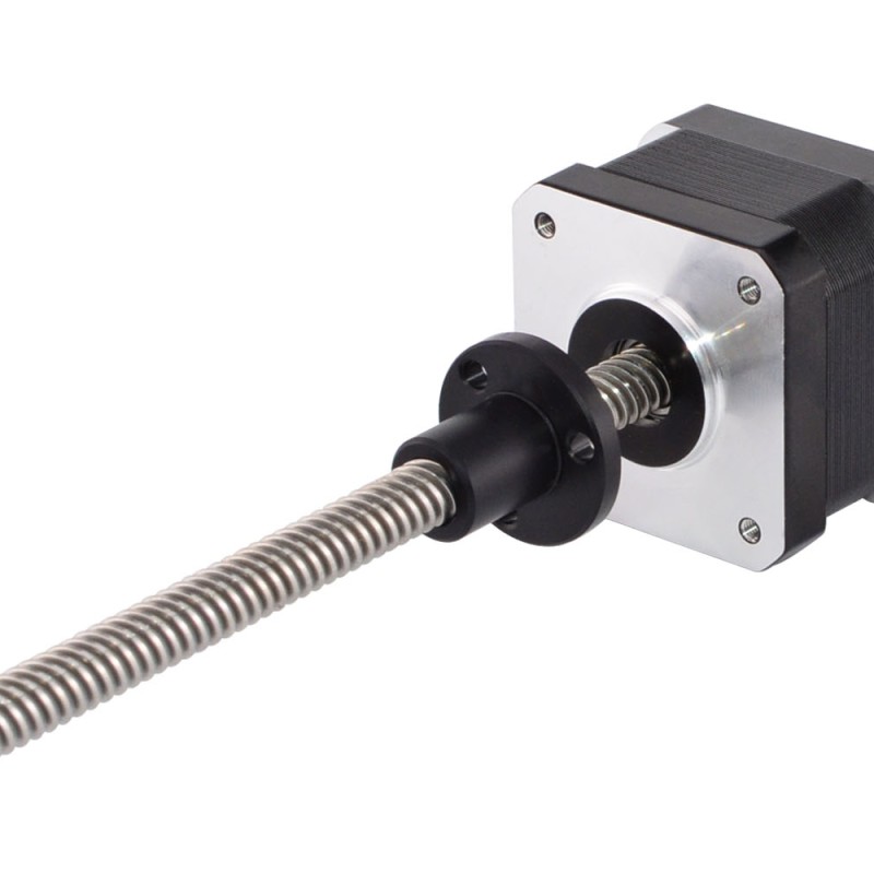 Nema 17 Pila externa de 34mm Cable de 0,4A 8mm(0,31496") Longitud 200mm - 17E13S0404MB-200RS | StepperOnline