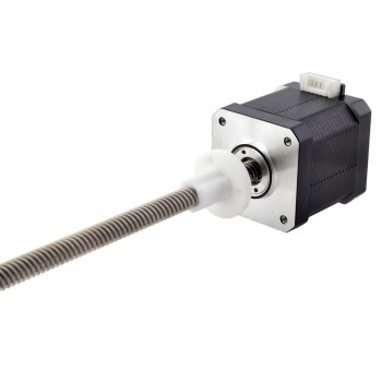 Motor paso a paso lineal externo trapezoidal Nema 17 1,68A 48mm Stack, paso de tornillo 8mm(0,31496")