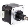 Nema 17 Pila externa de 34mm Cable de 0,4A 8mm(0,31496") Longitud 200mm - 17E13S0404MB-200RS | StepperOnline
