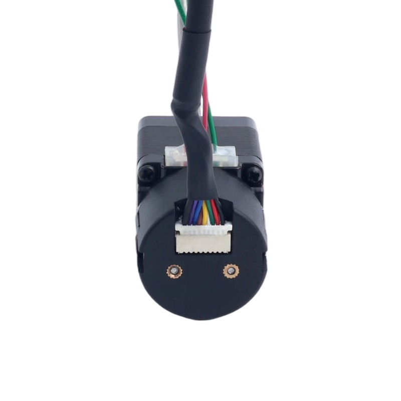 NEMA 11 Motor Paso a Paso Lineal Externo con Tornillo Acme 1.0A 32mm de Altura Paso de 1.27mm(0.05") con Encoder Óptico Incremental 1000PPR - 11E13S1004FD4-150RS-OE1K | StepperOnline