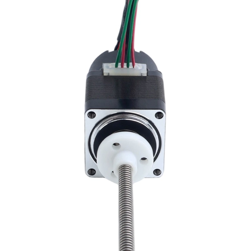 NEMA 11 Motor Paso a Paso Lineal Externo con Tornillo Acme 1.0A 32mm de Altura Paso de 1.27mm(0.05") con Encoder Óptico Incremental 1000PPR - 11E13S1004FD4-150RS-OE1K | StepperOnline