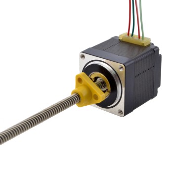 Motor lineal Acme externo NEMA 11 1.0A 32,2mm Cable de tornillo de pila 2,54mm(0,1")