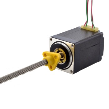 CN en oferta - Motor lineal Acme externo NEMA 11 1.0A 46mm Cable de tornillo de pila 10.16mm(0.4")