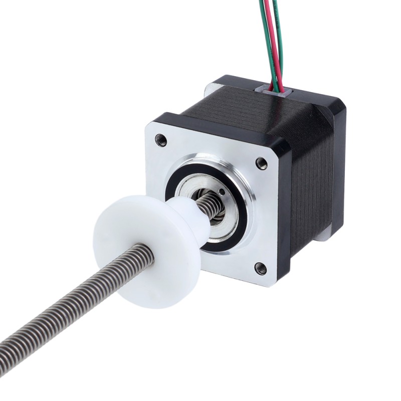 Nema 14 Apilamiento externo 34mm 0,57A Cable 2,4384mm(0,096") Longitud 150mm - 14E13S0574JE4-150RS | StepperOnline