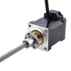 NEMA 14 Motor lineal de tornillo de bola externo 1.5A 47mm Cable de tornillo de pila 2mm(0.07874)