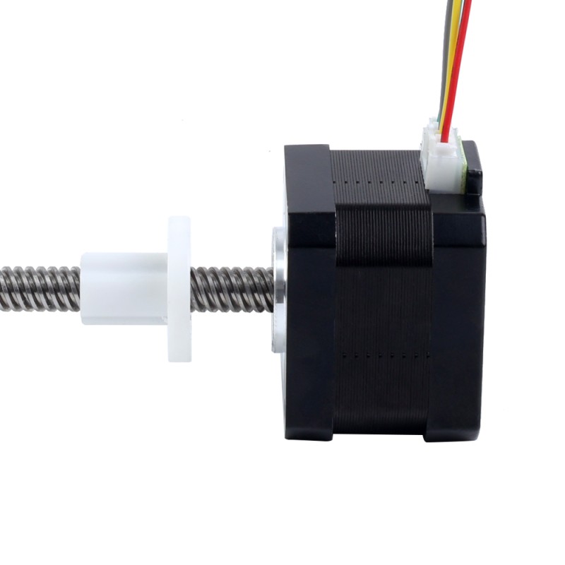 Nema 17 Pila externa de 34mm Cable de 0,4A 8mm(0,31496") Longitud 150mm - 17E13S0404MB4-150RS | StepperOnline