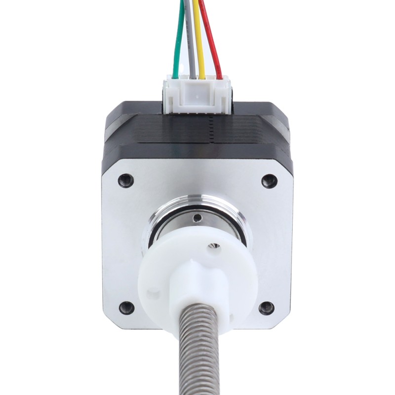 Nema 17 Pila externa de 34mm Cable de 0,4A 8mm(0,31496") Longitud 150mm - 17E13S0404MB4-150RS | StepperOnline