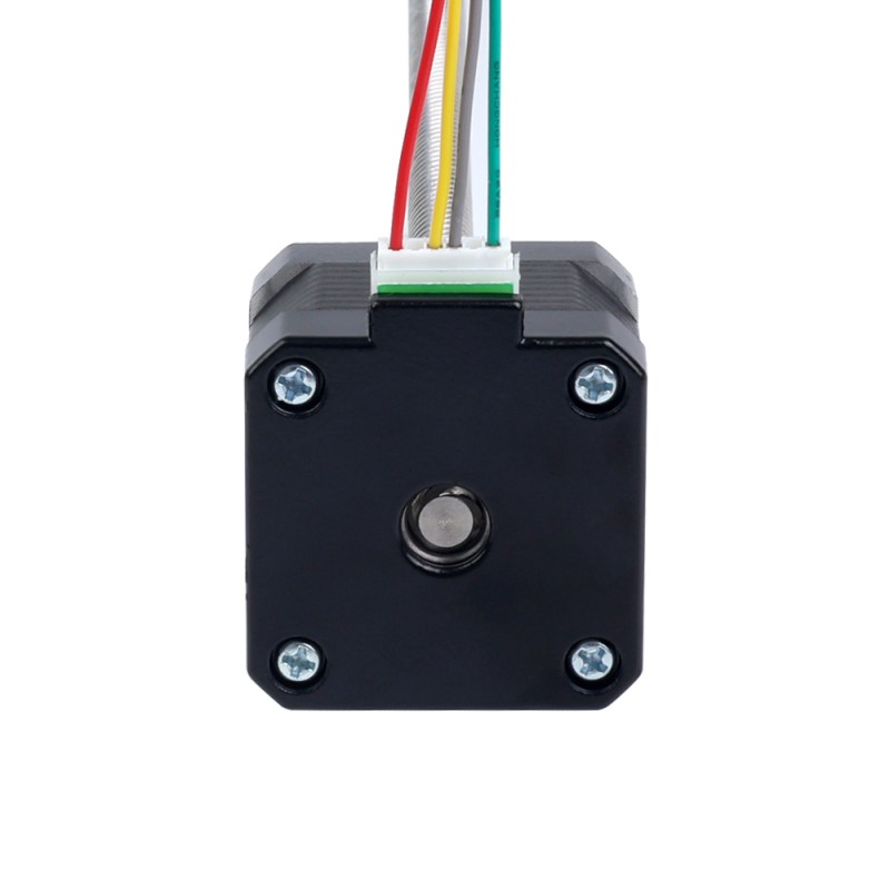 Nema 17 Pila externa de 34mm Cable de 0,4A 8mm(0,31496") Longitud 300mm - 17E13S0404MB4-300RS | StepperOnline