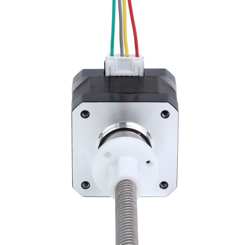 Nema 17 Pila externa de 34mm Cable de 0,4A 8mm(0,31496") Longitud 300mm - 17E13S0404MB4-300RS | StepperOnline