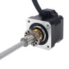 NEMA 17 Tornillo de bola externo Motor lineal 1.5A 34mm Tornillo de pila Cable 2mm(0.07874)