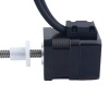 Nema 17 Externa Pila 34mm 1,68A Paso 8mm(0,31496") Longitud 200mm con Encoder Optico Incremental 1000PPR - 17E13S1684MB4-200RS-OE1K | StepperOnline