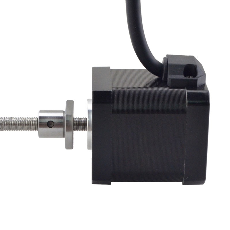 NEMA 17 Tornillo de bola externo Motor lineal 2.5A 48mm Tornillo de pila Cable 1mm(0.03937)