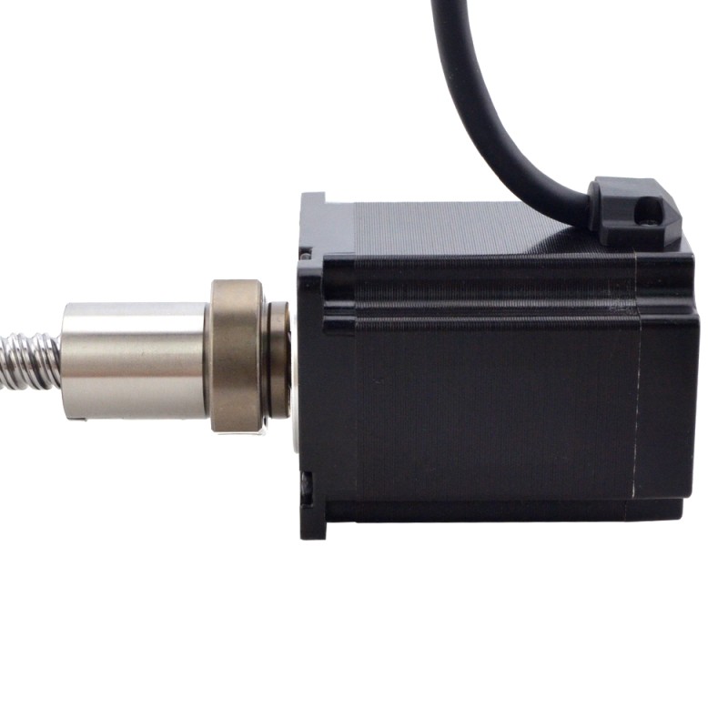 NEMA 23 Motor lineal de tornillo de bola externo 4.0A 76mm Cable de tornillo de pila 10mm(0.3937") - 23E30S4004B1L5-200RS | StepperOnline