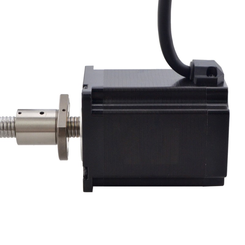 NEMA 23 Motor lineal de tornillo de bola externo 4.0A 76mm Cable de tornillo de pila 2mm(0.07874") - 23E30S4004BAL5-200RS | StepperOnline