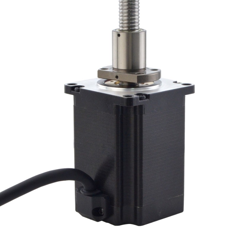 NEMA 23 Motor lineal de tornillo de bola externo 4.0A 76mm Cable de tornillo de pila 2mm(0.07874") - 23E30S4004BAL5-200RS | StepperOnline