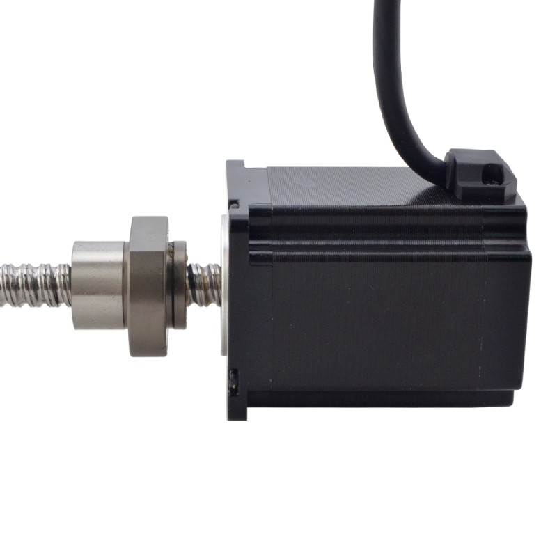 NEMA 23 Motor lineal de tornillo de bola externo 4.0A 76mm Cable de tornillo de pila 5mm(0.1969") - 23E30S4004BVL5-200RS | StepperOnline