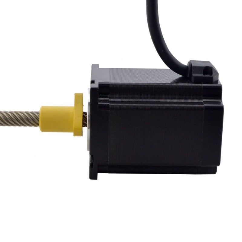 Motor lineal Acme externo NEMA 23 4.0A 76mm Cable de tornillo de pila 25,4mm(1)