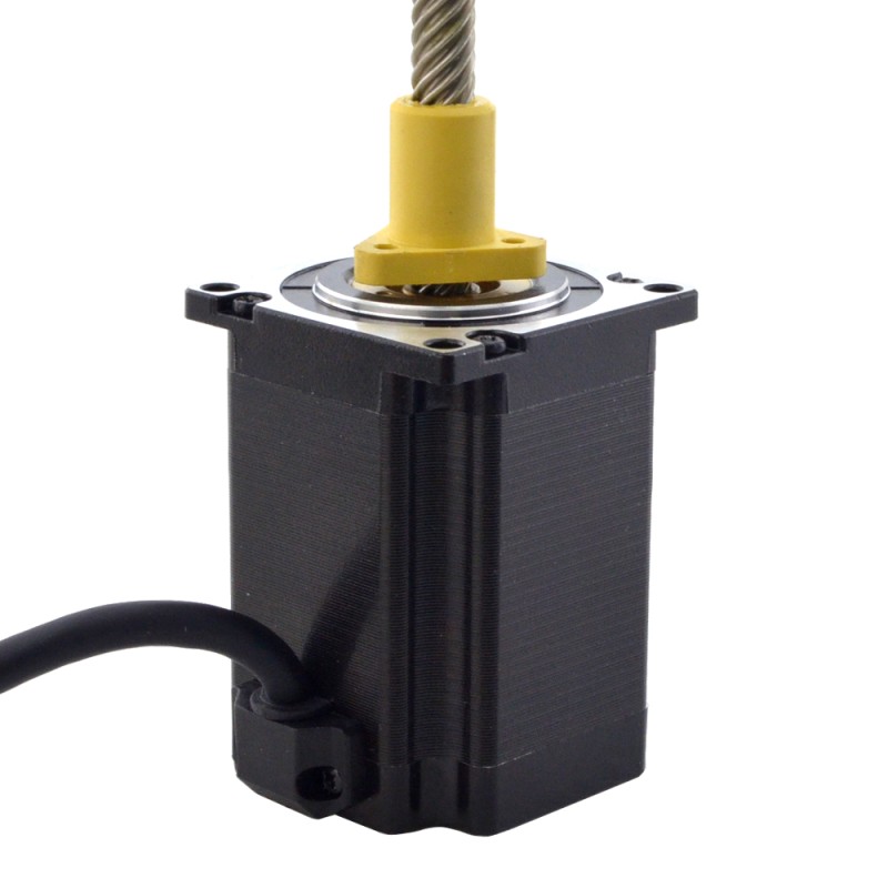 Motor lineal Acme externo NEMA 23 4.0A 76mm Cable de tornillo de pila 25,4mm(1)