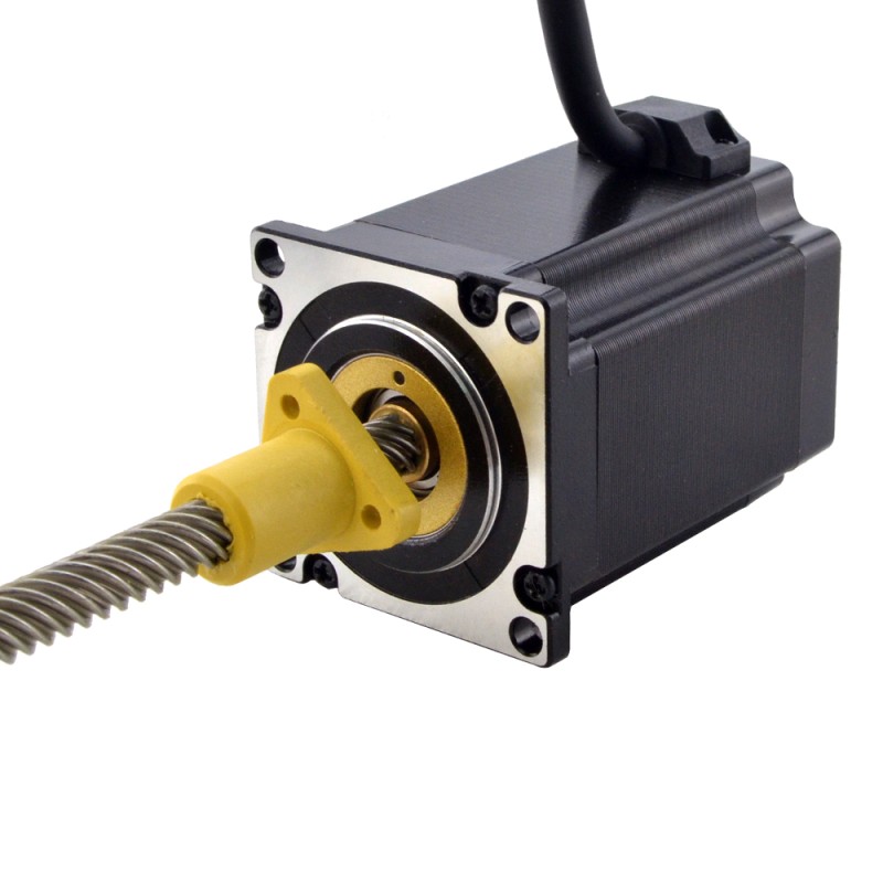Motor lineal Acme externo NEMA 23 4.0A 76mm Cable de tornillo de pila 25,4mm(1)