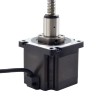 NEMA 34 Motor lineal de tornillo de bola externo 4.5Nm(637.25oz.in) 5.5A 76mm Cable de tornillo de pila 10mm(0.3937)