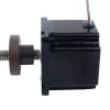 Motor paso a paso lineal Acme externo NEMA 34, 5,5A, 76mm, cable de tornillo de 6,35mm(0,25"), longitud del cable 250mm - 34E31S5504RK5-250RS | StepperOnline