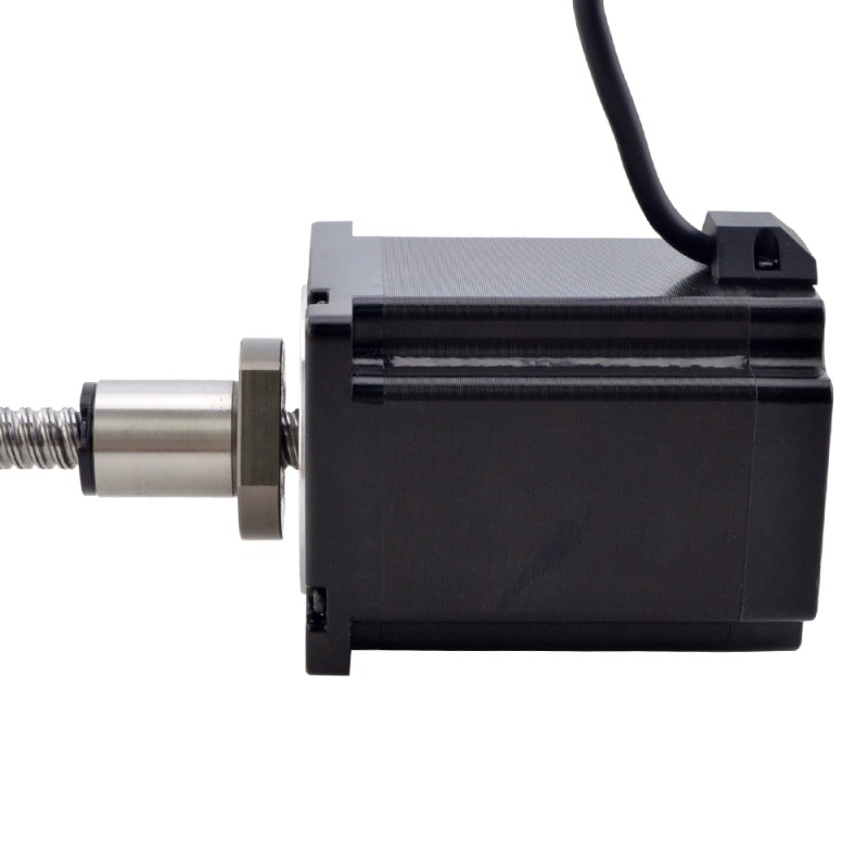 NEMA 34 Motor lineal de tornillo de bola externo 8Nm(1132.90oz.in) 6.0A 114mm Cable de tornillo de pila 10mm(0.3937)