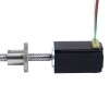 NEMA 8 Tornillo de bola externo Motor lineal 0.5A 38.2mm Cable de tornillo de pila 2mm(0.07874)