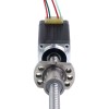 NEMA 8 Tornillo de bola externo Motor lineal 0.5A 38.2mm Cable de tornillo de pila 2mm(0.07874)