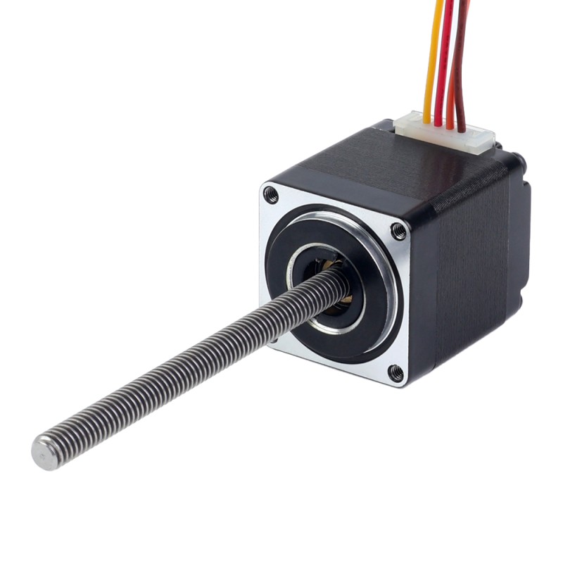 Nema 11 No cautivo Pila de 34mm Cable de 0,75A 2mm(0,07874") Longitud 100mm - 11N13S0754AA4-100RS | StepperOnline