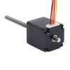 Nema 11 No cautivo Pila de 34mm Cable de 0,75A 2mm(0,07874") Longitud 100mm - 11N13S0754AA4-100RS | StepperOnline