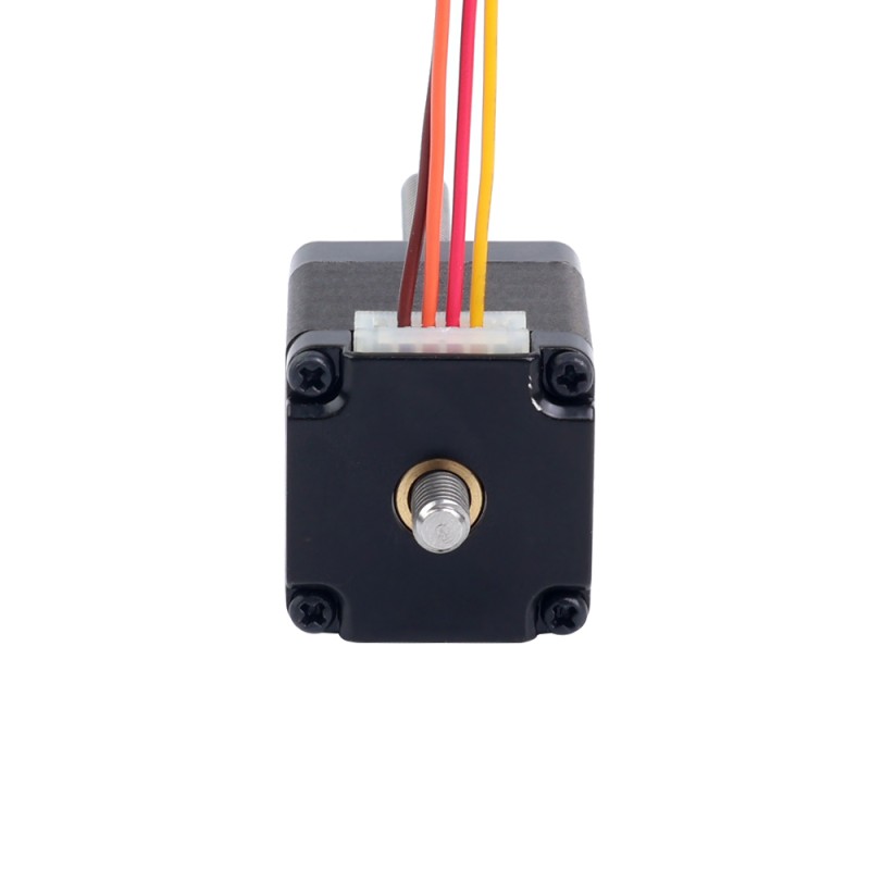 Nema 11 No cautivo Pila de 34mm Cable de 0,75A 2mm(0,07874") Longitud 100mm - 11N13S0754AA4-100RS | StepperOnline