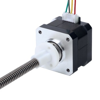 Nema 17 Pila externa de 34mm Cable de 0,4A 4mm(0,15748") Longitud 100mm