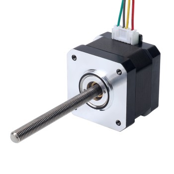 Nema 17 No cautivo Pila de 34mm Cable de 0,4A 2mm(0,07874") Longitud 100mm