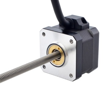 Motor lineal Acme no cautivo NEMA 17 1.5A 34mm Cable de tornillo de pila 1.27mm(0.05")