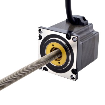 Motor lineal Acme no cautivo NEMA 23 3.0A 56mm Cable de tornillo de pila 1,27mm(0,05") Longitud del cable 250mm