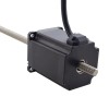 Motor lineal Acme no cautivo NEMA 23 4.0A 75mm Cable de tornillo de pila 10,16mm(0,4)