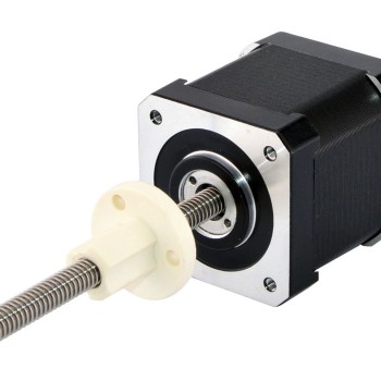 Nema 17 Pila externa de 48mm Cable de 1,3A 4,877mm(0,192") Longitud 250mm