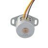 Φ20x18.2mm PM Motor paso a paso 18 grados 5.88mN.m(0.833oz.in) 0.5A 4 cables