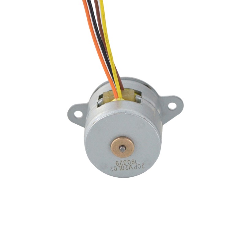 Φ20x18.5mm PM Motor paso a paso 18 grados 12.25mN.m(1.735oz.in) 0.69A 4 cables